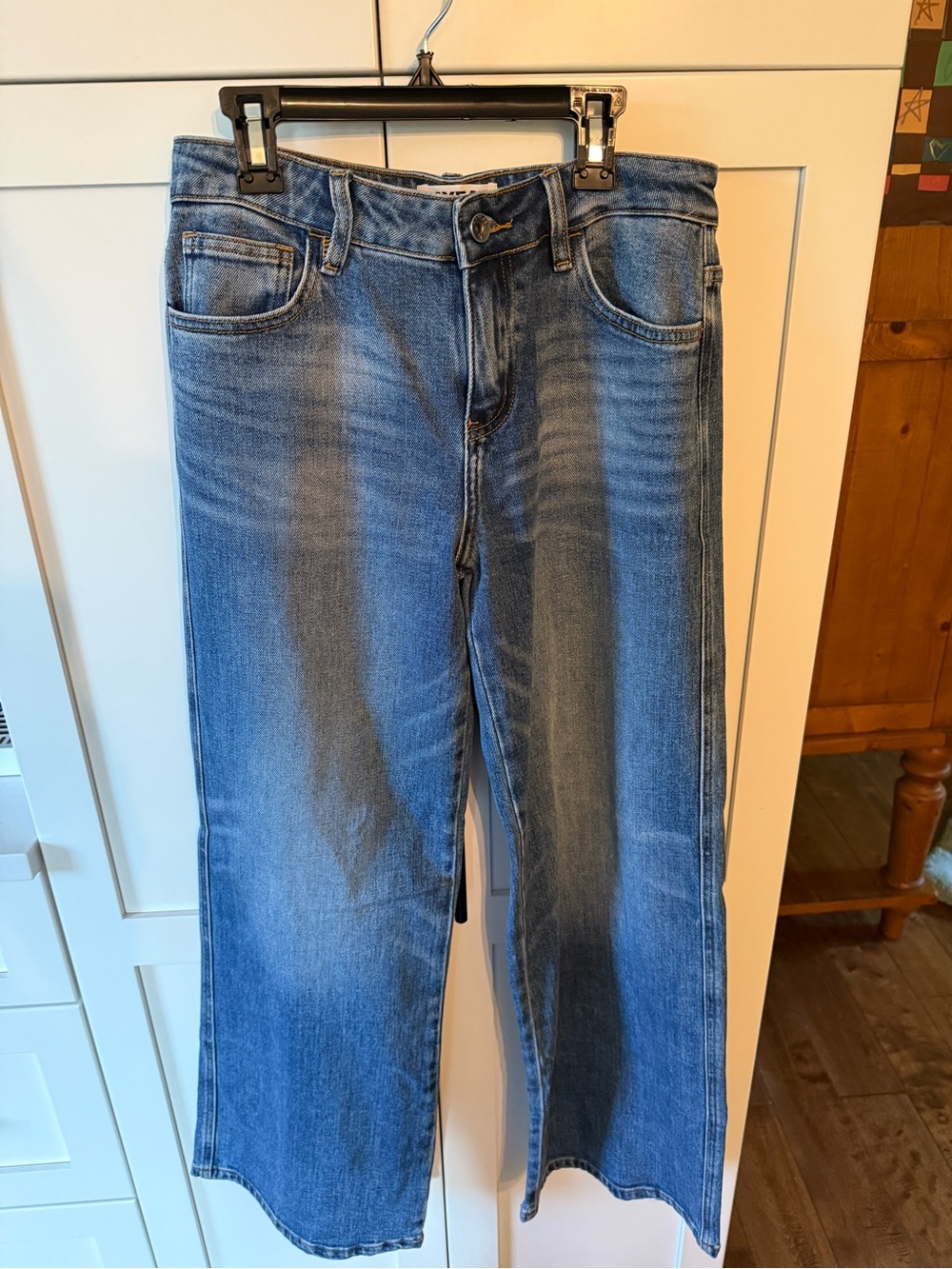 Women's Blue Wide-Leg Jeans